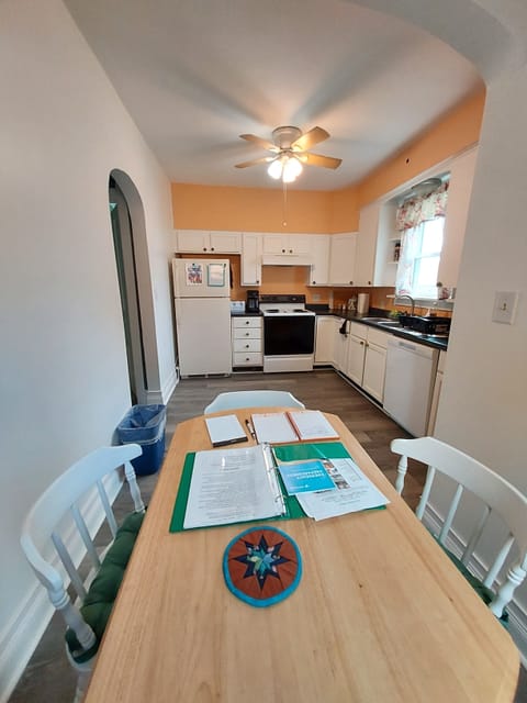 Dishwasher, Electric stove