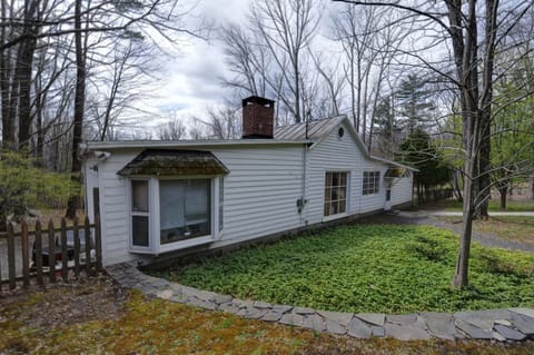 A look at the Woodstock Byrdcliffe house from the front.