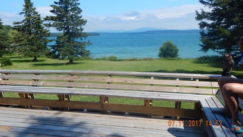 View from Briar Rose deck (mountains are foggy in this)
