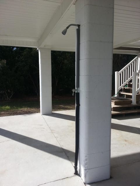 Outdoor shower!