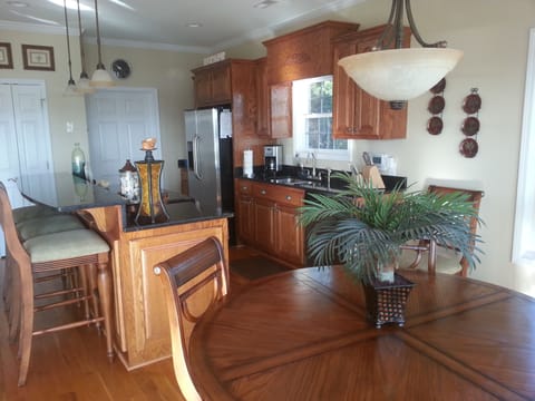 Granite countertops, designer fixtures