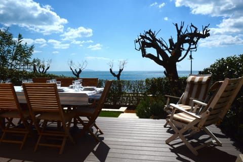 Beach across the road.