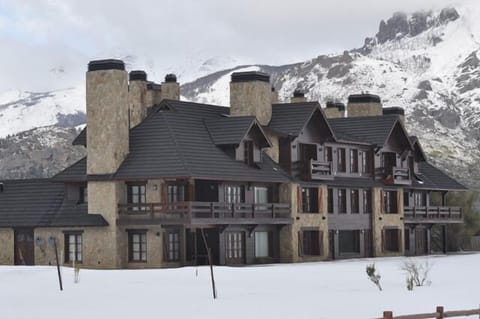 Suite from outside at winter time
