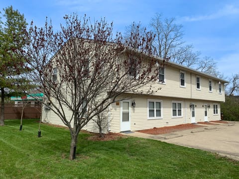 Two Buildings with three townhouses each for a total of six townhouses.