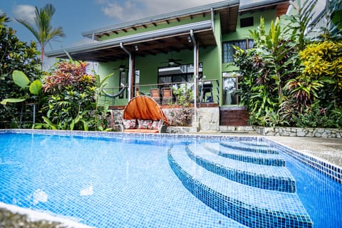 Recently renovated private swimming pool.