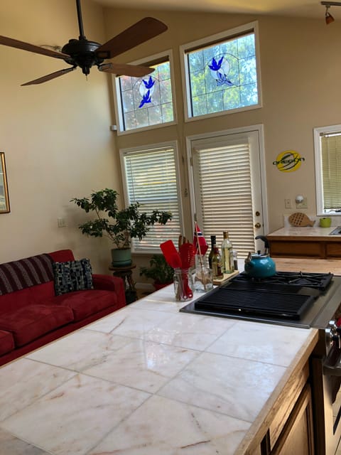 Kitchen, stained glass