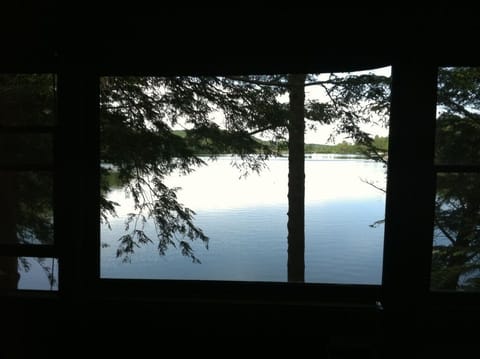 Beautiful view from the master bedroom window.