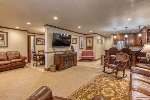 Once you enter, it's time to relax and enjoy the comforts of mountain living.