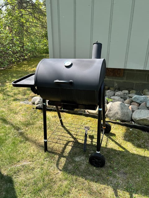 Grill available for use.