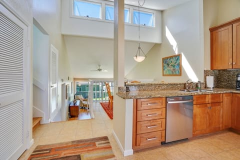 As You Enter Our Home.  Light and Ocean Breeze come in from mechanical windows.