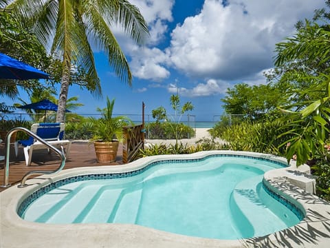 Pool with sea view