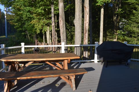 Large deck area.