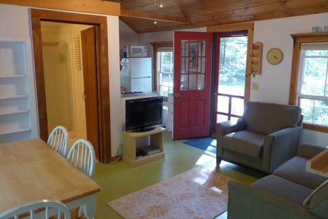 Natural light is abundant in the daytime, and nighttime privacy is assured.
