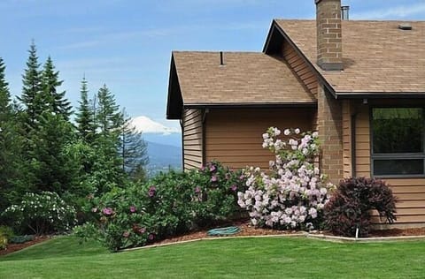 front of house with view