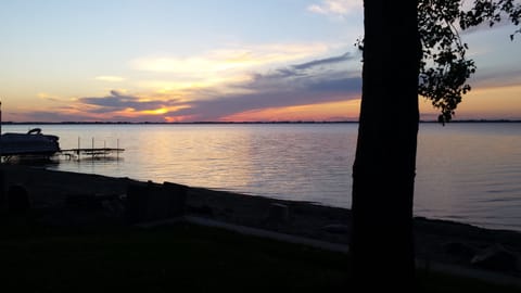 Beautiful sunsets from deck or beach