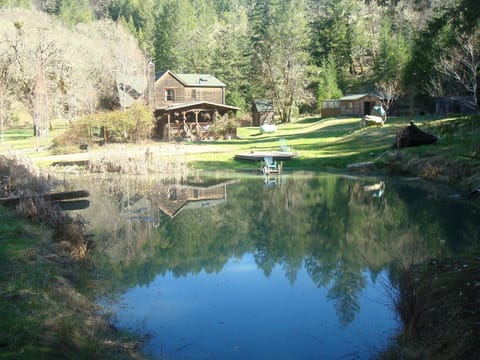 House with private pond