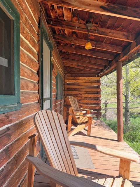 Front view of cabin