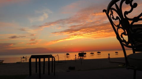 Sunrise from the deck.