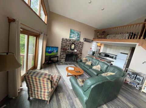 Living room main house view to kitchen