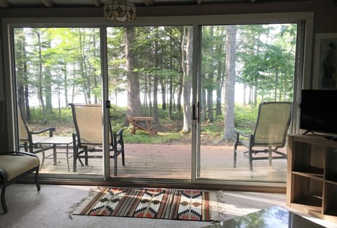 View from breezeway lounge area.