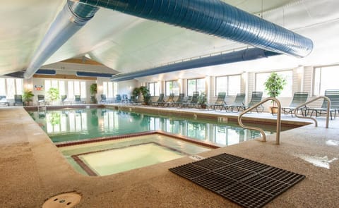 Indoor pool, outdoor pool