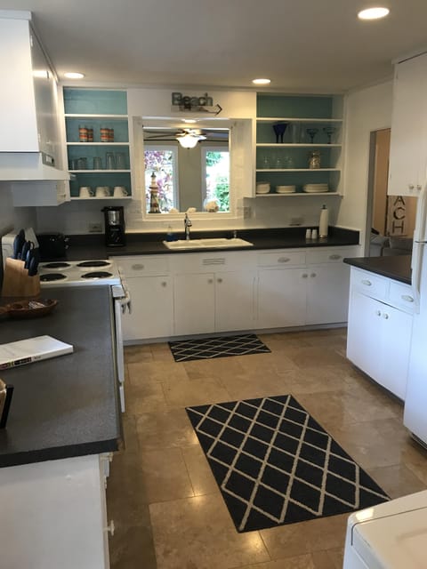 Fully stocked kitchen