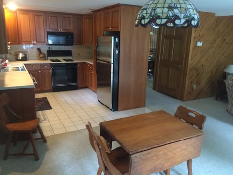 Eat-in kitchen area.