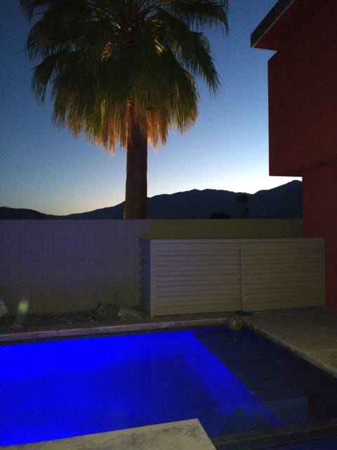 Private Outdoor pool at sunset