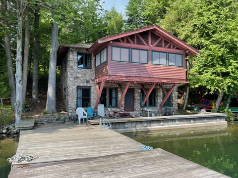 View from our private dock