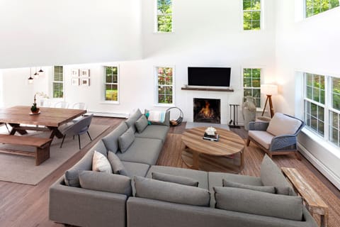 Open concept first floor. 