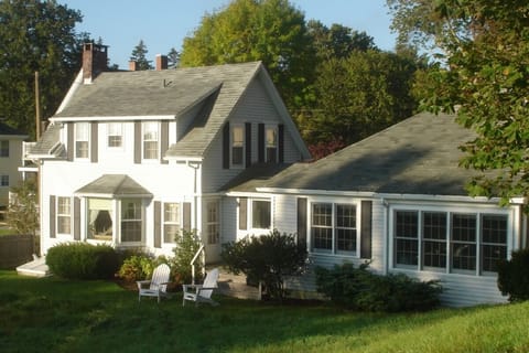 Property exterior from the back field.