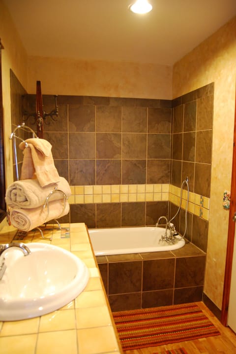 One of two bathrooms