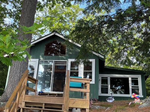 Front of cabin standing on Dock- waterfront