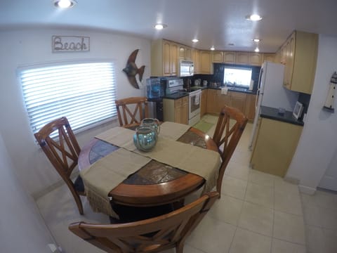 dinning and kitchen area