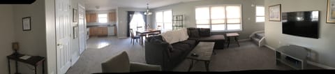 Panoramic of downstairs.  
