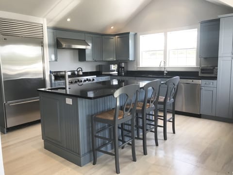 Kitchen with Sub Zero refrigerator, Viking Range, Subz ice maker, Kitchen Aid DW