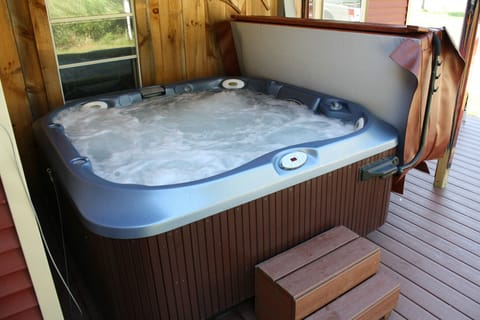 Hot Tub on the deck- available as an option.