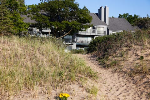 View of our unit from beach