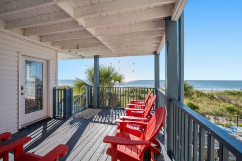 Have your morning cup of coffee while listening to the gentle waves rolling in.