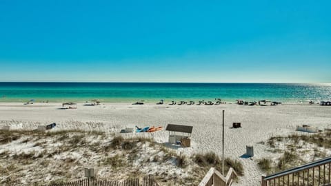 Ahhh the beautiful emerald waters and  the sugar white sand