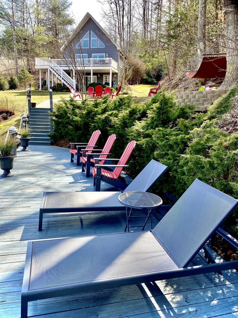 Soak up the sun while watching your loved one play in the lake