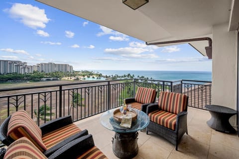 View of the ocean from our lanai