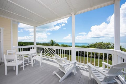 View from the deck, 50 miles of ocean, facing west toward the sunset.
