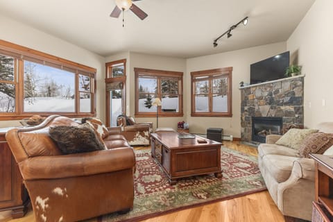 Main Level Living Room with patio access