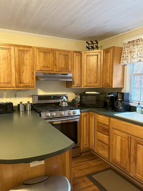 Kitchen work area and appliances