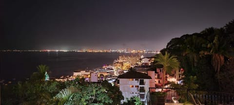Night view from private terrace