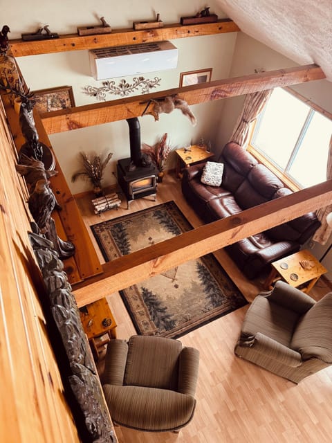 Balcony view, living room