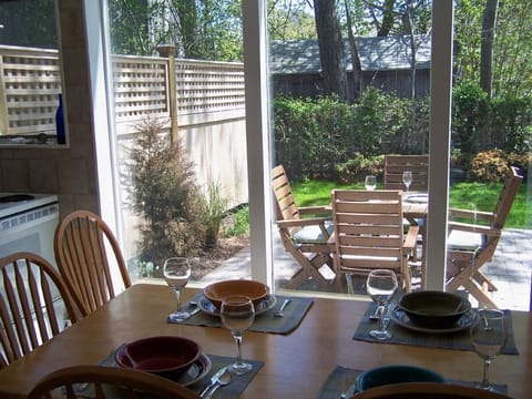 Kitchen and Backyard