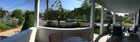 Front porch panorama - dining area and lounging area