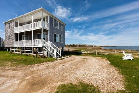 180 degrees of views!  You can't get closer to ocean! Sunglasses required!